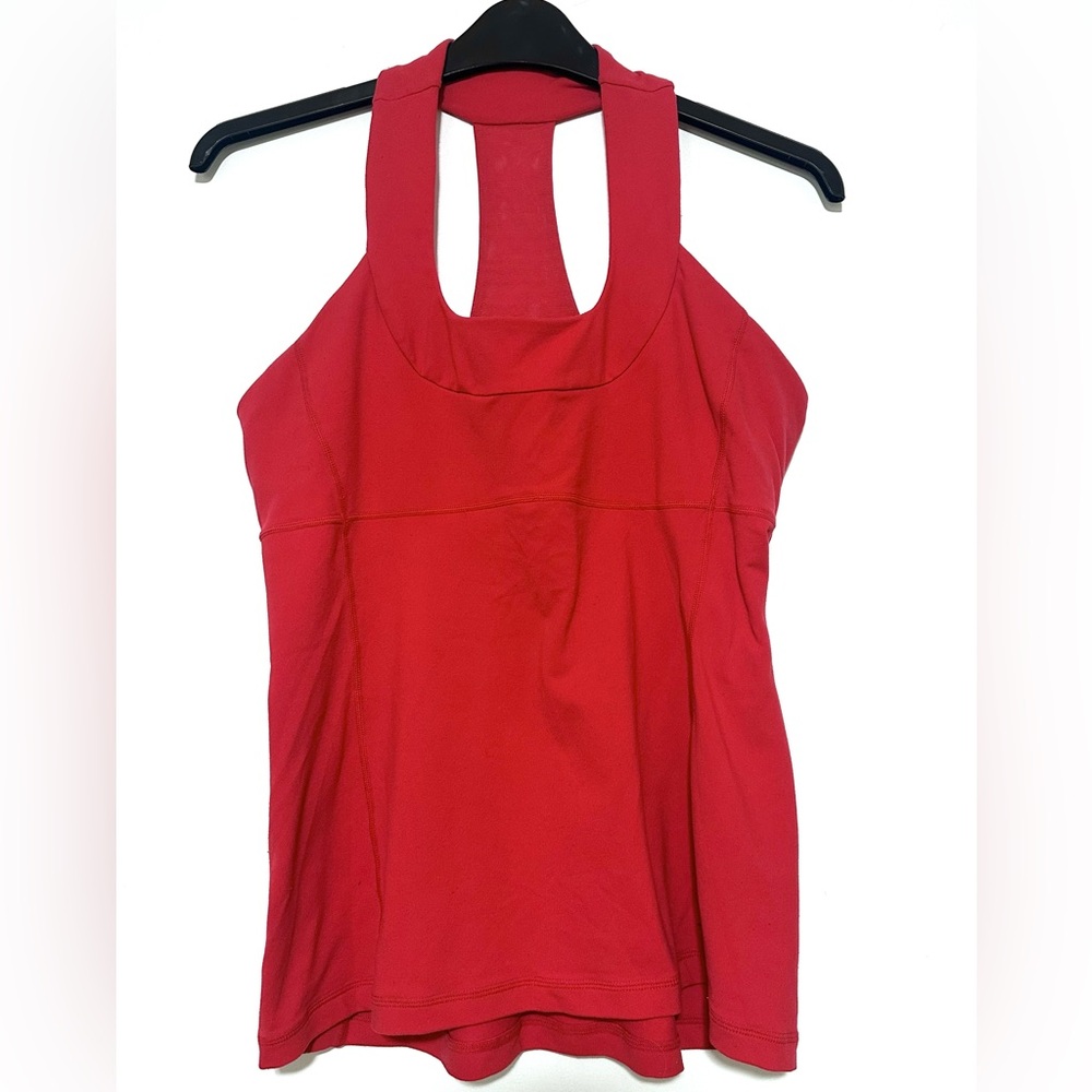 lululemon athletica Red Racerback Tank Top